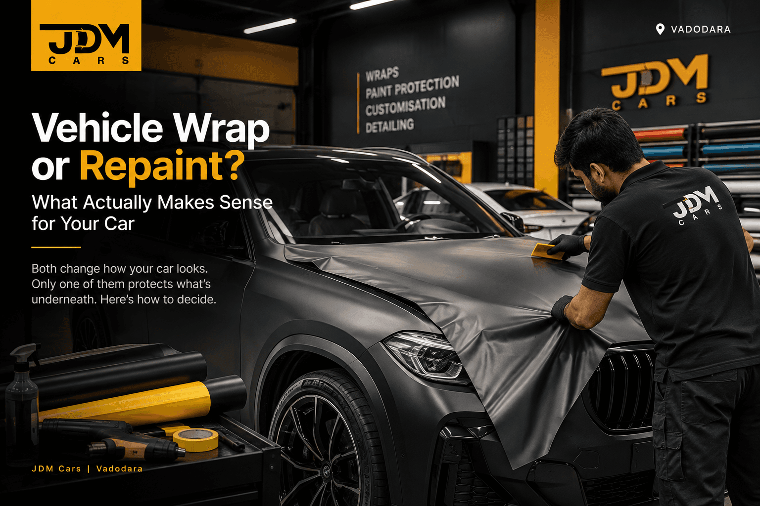 Vehicle Wrap or Repaint? What Actually Makes Sense for Your Car